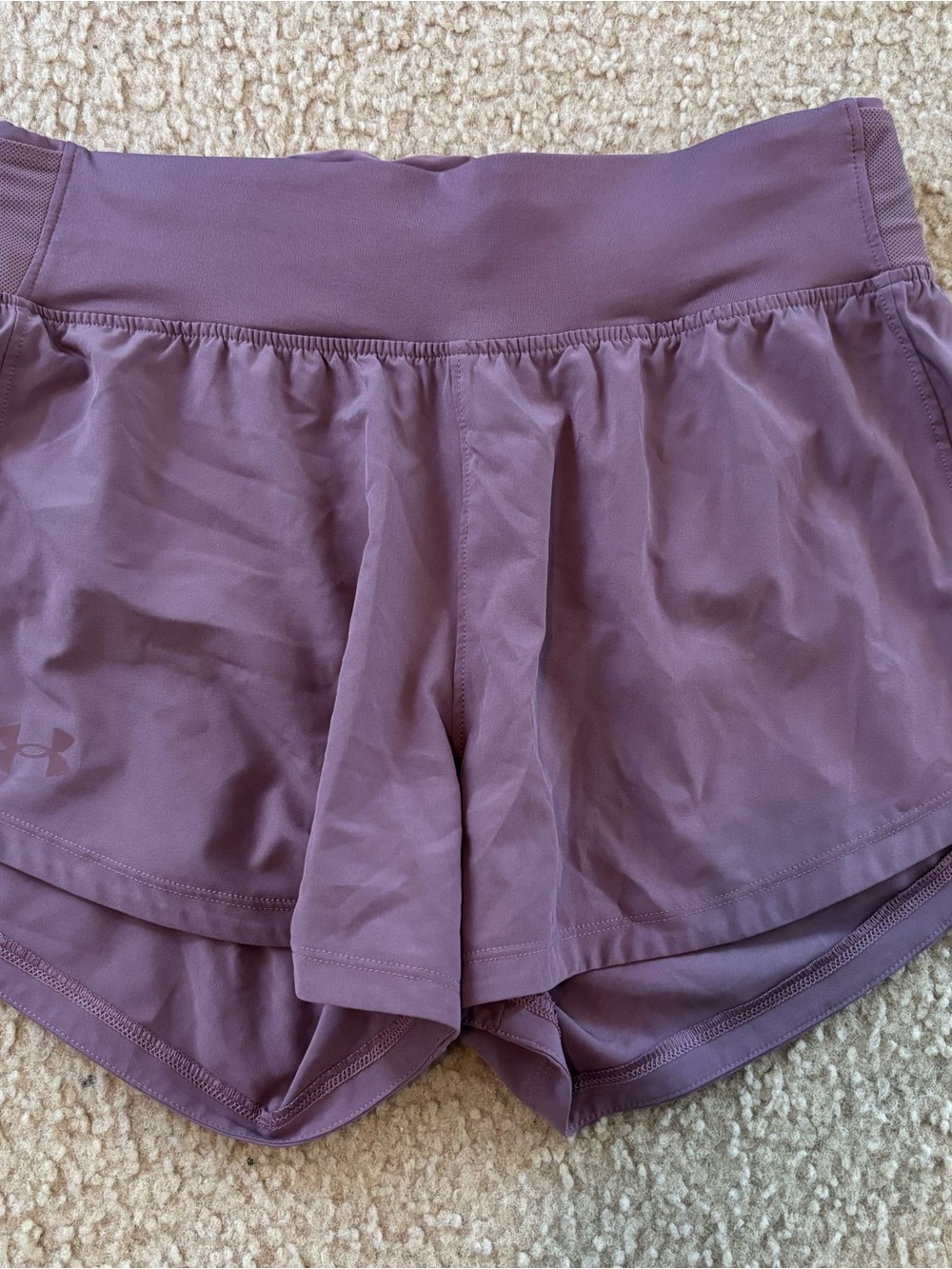 Under Armour Mauve Athletic Running Shorts